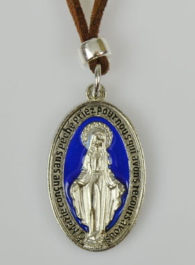 Médaille Miraculeuse 30mm & Cordon Ajustable (pic 1)