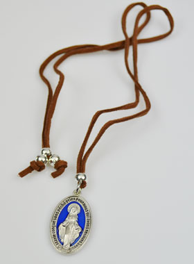 Colllier Religieux Médaille Miraculeuse 30mm (pic 1)