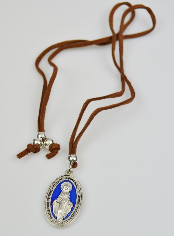 Colllier Religieux Médaille Miraculeuse 30mm (pic 2)