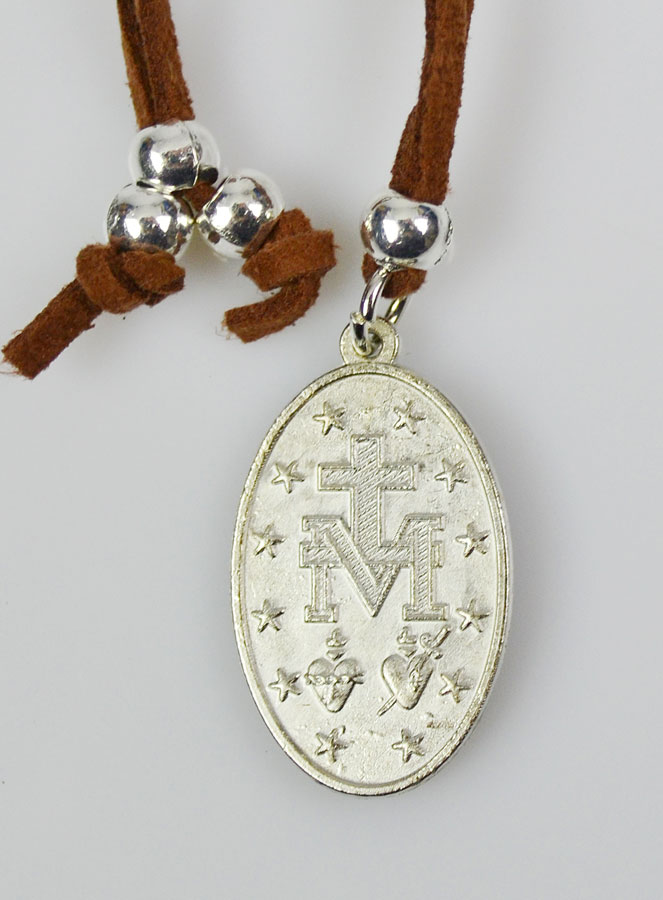 Colllier Religieux Médaille Miraculeuse 30mm (pic 4)