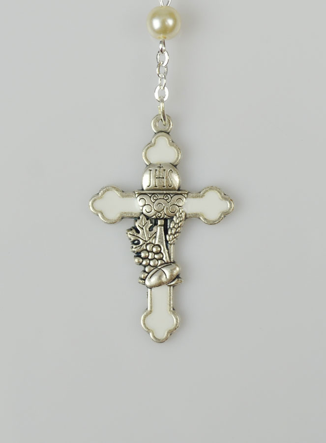 Coffret de Première Communion Chapelet + Médaille Miraculeuse - Argenté (pic 3)
