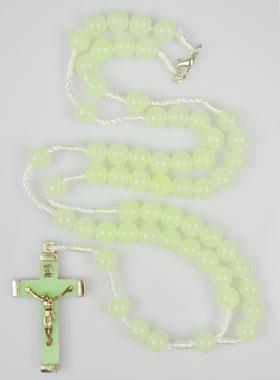 Chapelet en Perles Lumineuses - Phosphorescent & Fermoir (pic 1)