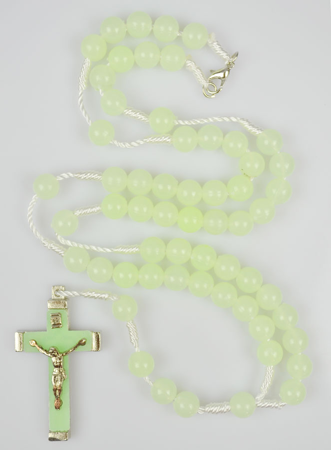 Chapelet en Perles Lumineuses - Phosphorescent & Fermoir (pic 2)