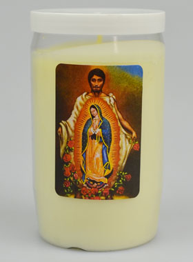 Bougie de Dévotion Notre Dame de Guadalupe - 3 Jours (pic 1)