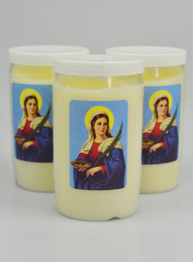 3 Bougies de Dévotion Sainte Lucie - 3 Jours (pic 1)