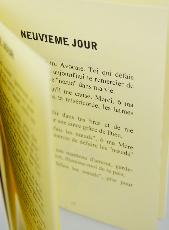 Livret de Neuvaine à Marie qui Défait les Noeuds (pic 4)