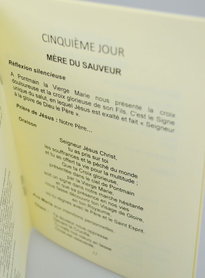 Livret de Neuvaine à Notre Dame de Pontmain (pic 4)