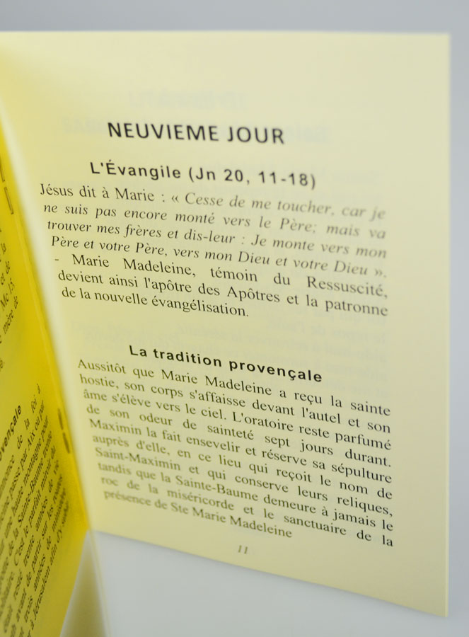 Livret de Neuvaine à Sainte Marie Madeleine (pic 4)