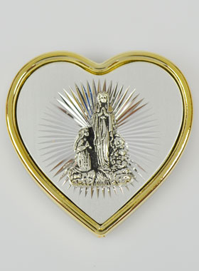 Magnet Coeur - Apparitions de Lourdes (pic 1)