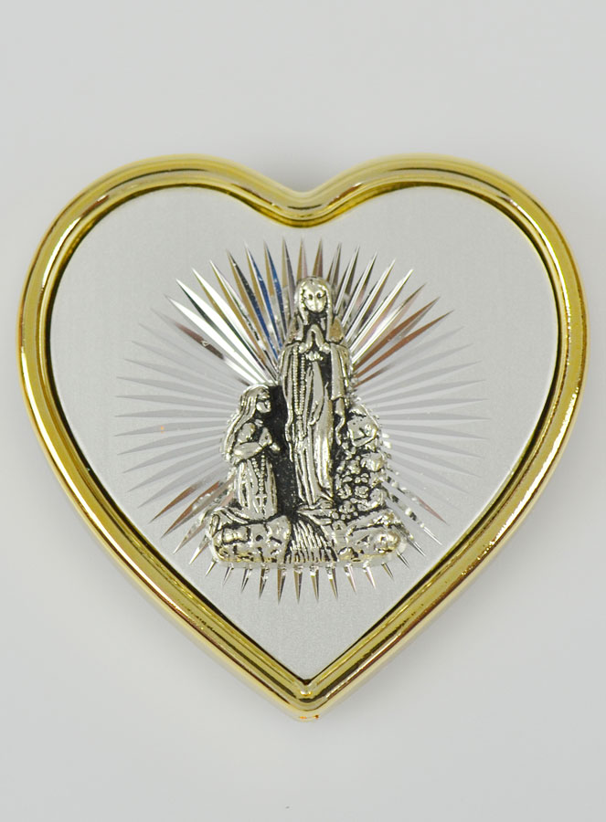 Magnet Coeur - Apparitions de Lourdes (pic 2)