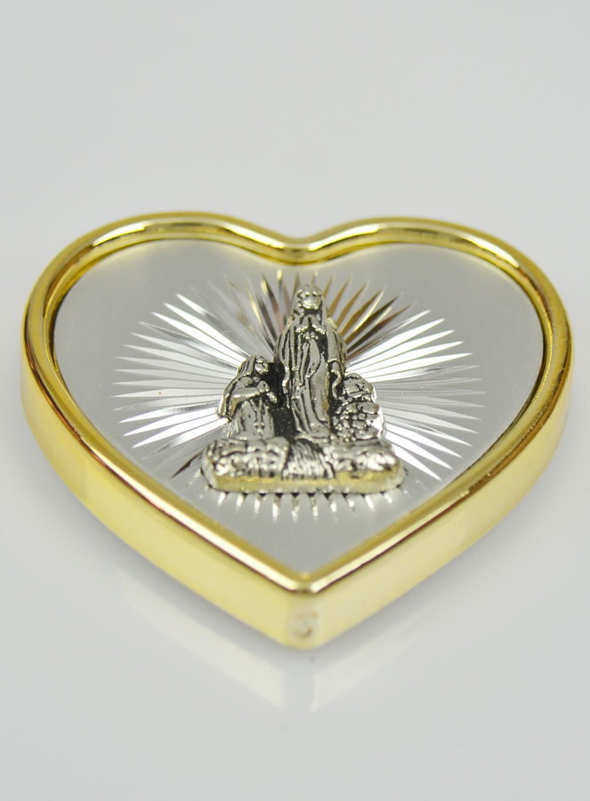 Magnet Coeur - Apparitions de Lourdes (pic 3)