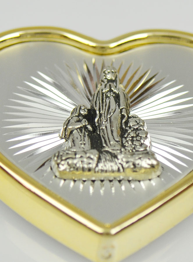 Magnet Coeur - Apparitions de Lourdes (pic 4)