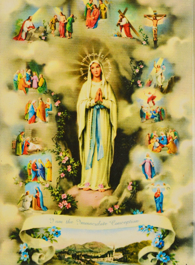 Icône Byzantine Vierge Marie - Immaculée Conception - 18cm (pic 3)