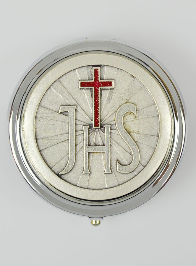 Custode Hostie Argent - JHS - Croix Rouge (pic 2)