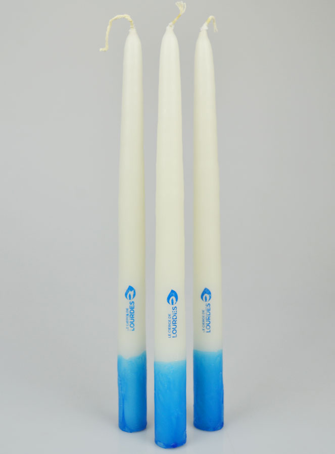Le Véritable Cierge de Lourdes - Lot de 3 Bougies de Lourdes (pic 2)