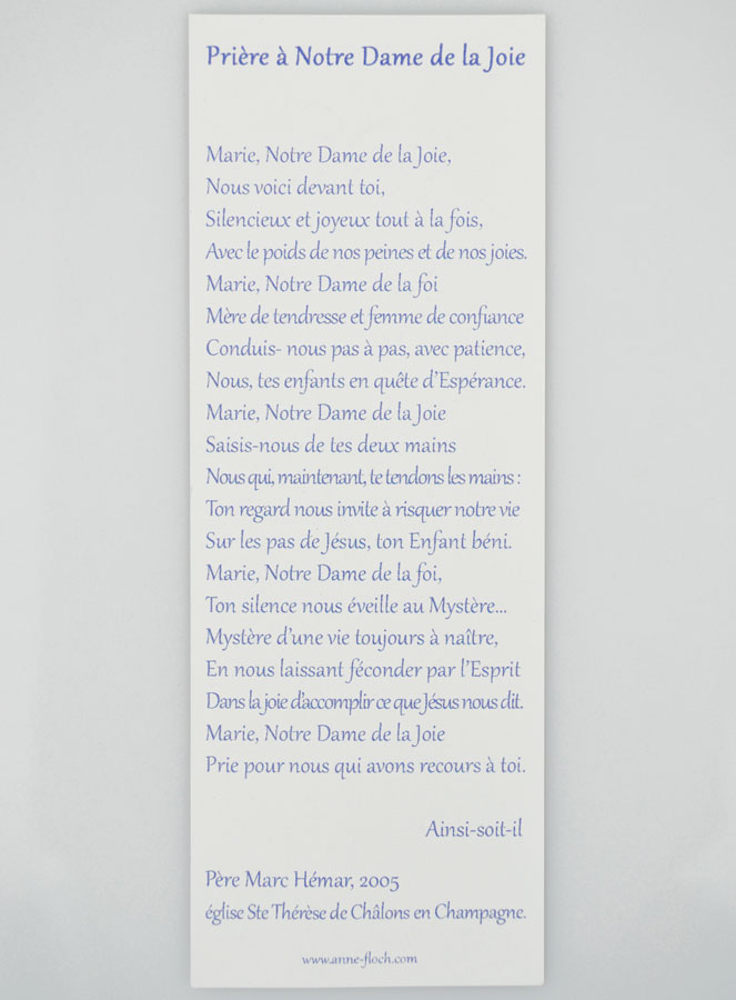 Signet de Prière - Notre Dame de la Joie (pic 3)