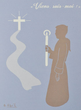 Carte de Confirmation - Viens, Suis-Moi - Modèle Garçon (pic 1)