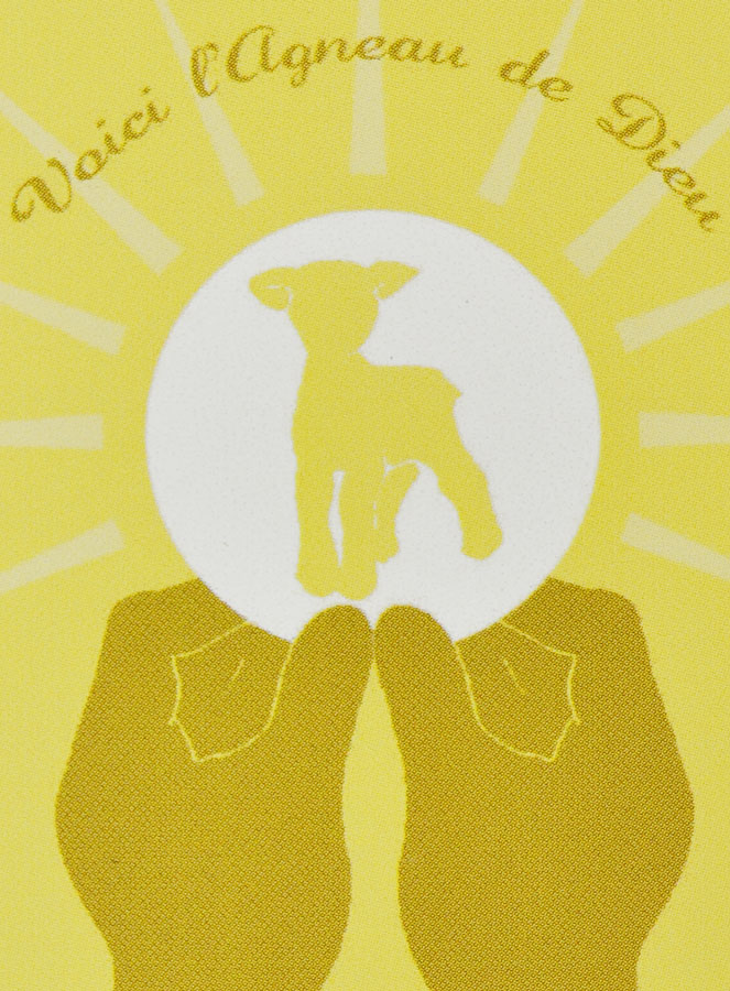 Carte de Première Communion - Voici l'Agneau de Dieu (pic 3)
