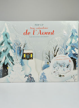 Mon Calendrier de l'Avent (pop-up) - A qui sont ces traces sur le chemin? (pic 1)