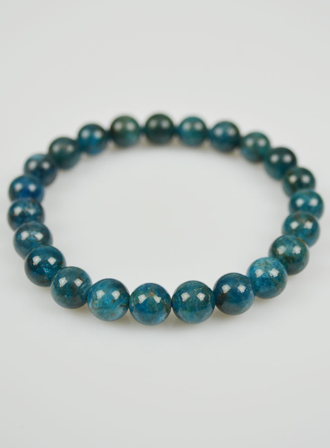 Bracelet en Pierre Naturelle d'Apatite Catégorie A (pic 3)