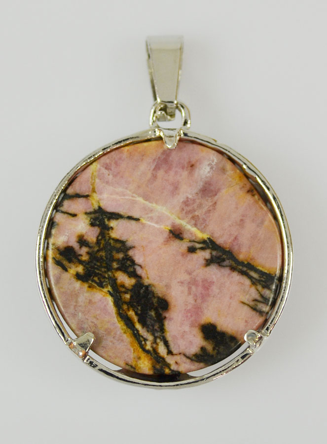 Pendentif Arbre de Vie Pierre Naturelle Rhodonite (pic 4)