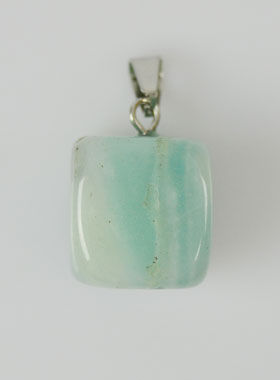 Pendentif en Pierre Naturelle d'Amazonite - 13mm (pic 1)
