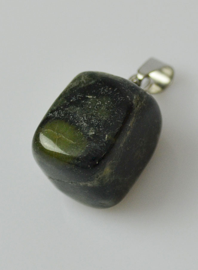 Pendentif en Pierre Naturelle de Jaspe Kambaba - 13mm (pic 3)