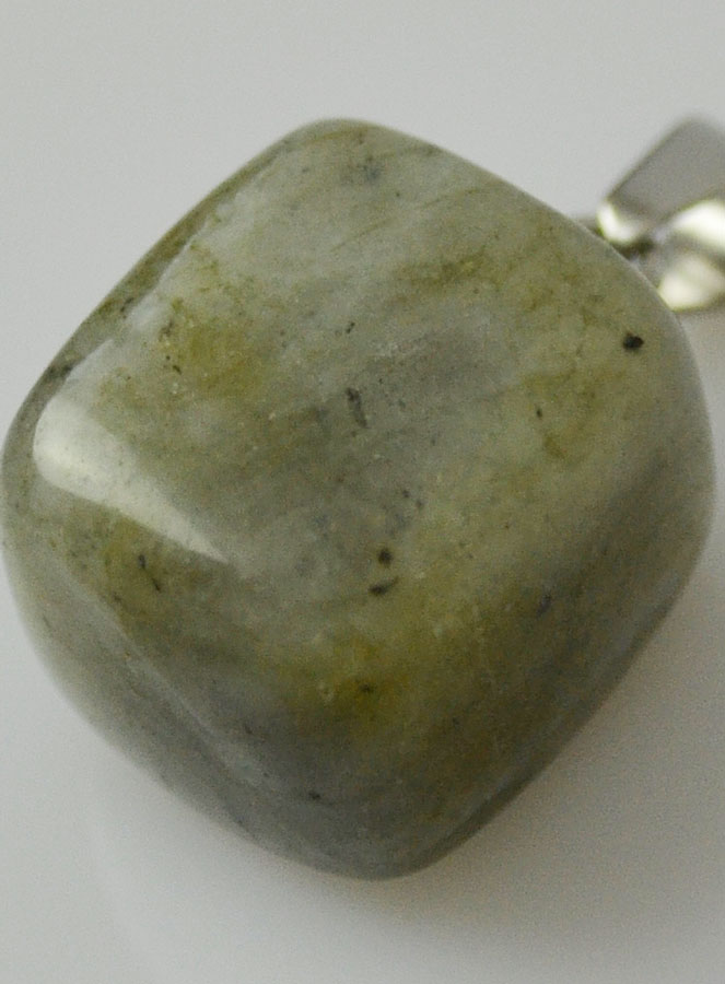 Pendentif en Pierre Naturelle de Labradorite - 13mm (pic 4)
