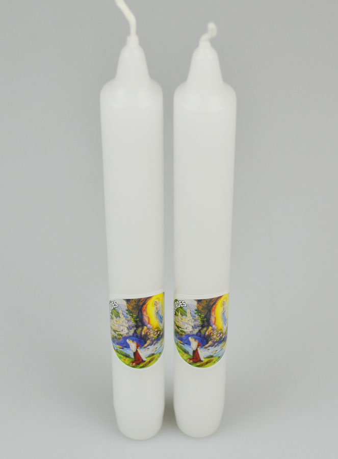 Coffret Cadeau Cierge de Lourdes - Blanc (pic 3)