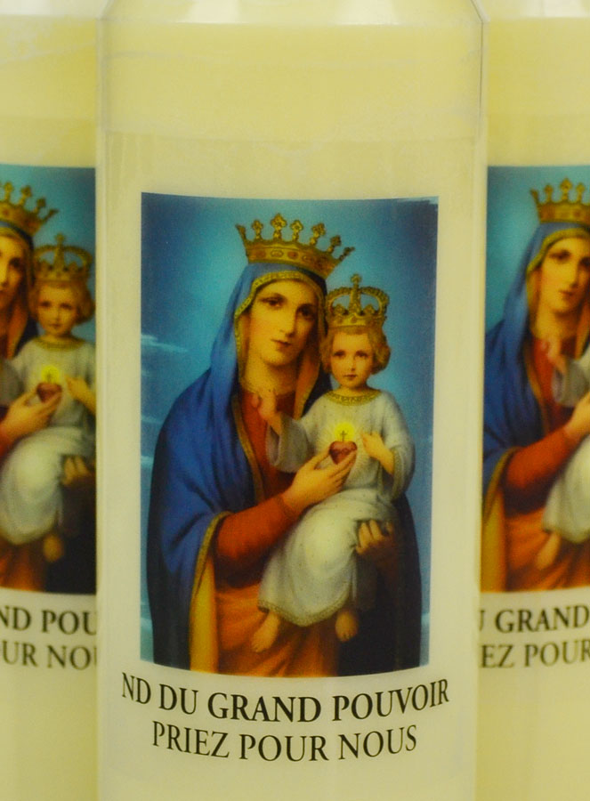 Lot de 6 Bougies de Neuvaine à Notre Dame du Grand Pouvoir (pic 3)