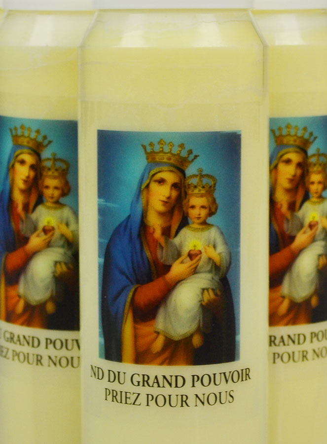 Lot de 10 Bougies de Neuvaine à Notre Dame du Grand Pouvoir (pic 3)
