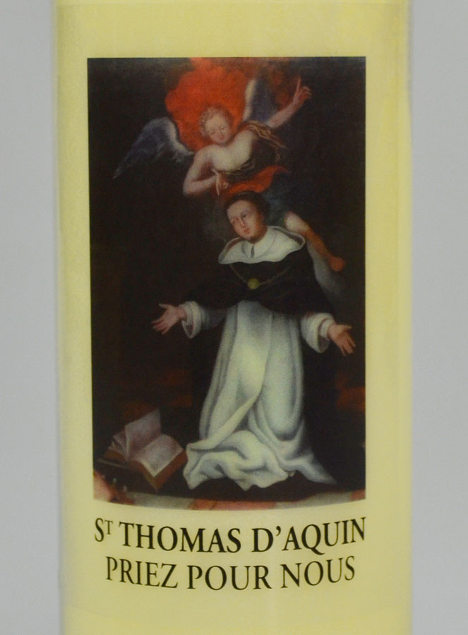Bougie de Neuvaine Saint Thomas d'Aquin (pic 3)