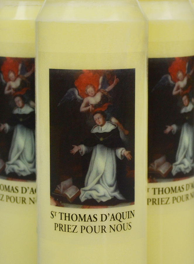 Lot de 10 Bougies de Neuvaine Saint Thomas d'Aquin (pic 3)