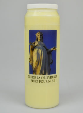 Bougie de Neuvaine Notre Dame de la Délivrance (pic 1)