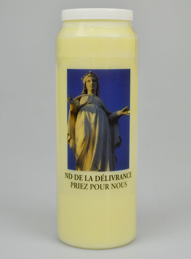 Bougie de Neuvaine Notre Dame de la Délivrance (pic 2)