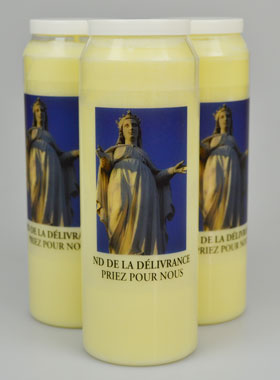 3 Bougies de Neuvaine Notre Dame de la Délivrance (pic 1)