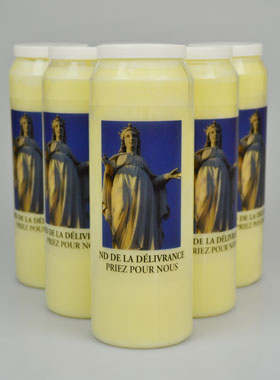 6 Bougies de Neuvaine Notre Dame de la Délivrance (pic 1)