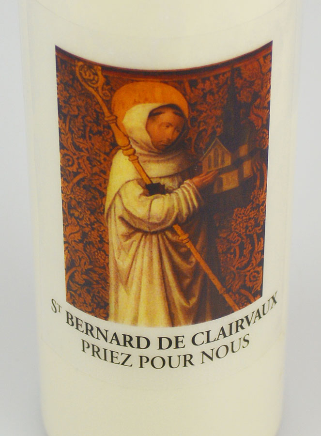 Bougie de Neuvaine Saint Bernard de Clairvaux (pic 4)
