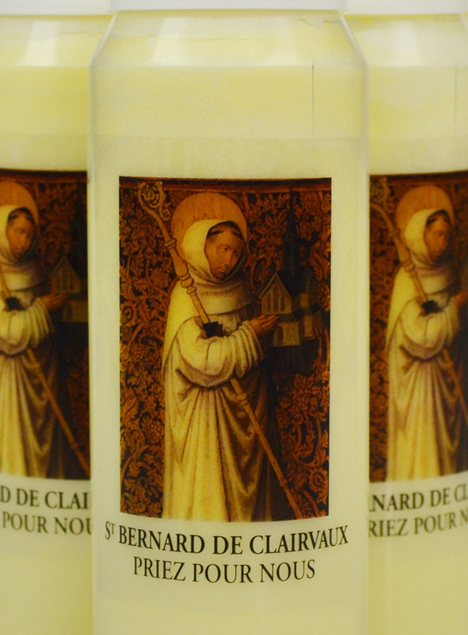 Lot de 20 Bougies de Neuvaine Saint Bernard de Clairvaux (pic 3)
