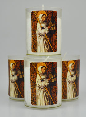 4 Bougies Veilleuse Saint Bernard de Clairvaux (pic 1)