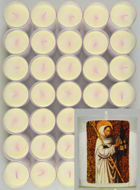 10 Bougies Veilleuse Saint Bernard de Clairvaux (pic 1)