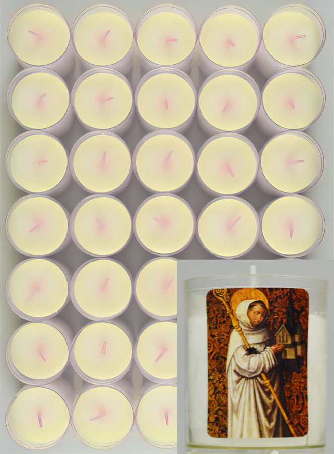 10 Bougies Veilleuse Saint Bernard de Clairvaux (pic 2)