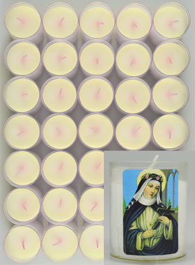 24 Bougies Veilleuse Sainte Rose de Lima (pic 1)
