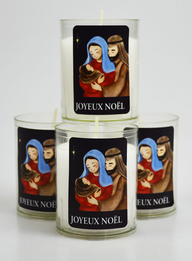 4 Bougies Veilleuse Joyeux Noël (pic 1)