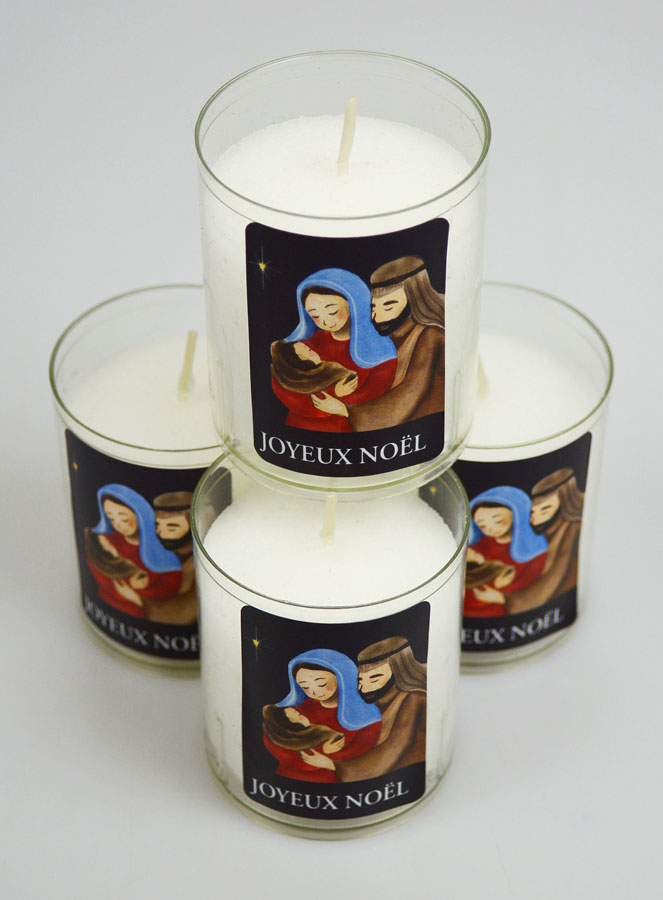 4 Bougies Veilleuse Joyeux Noël (pic 2)