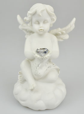 Statue Lumineuse LED Ange Gardien - 12cm (pic 1)