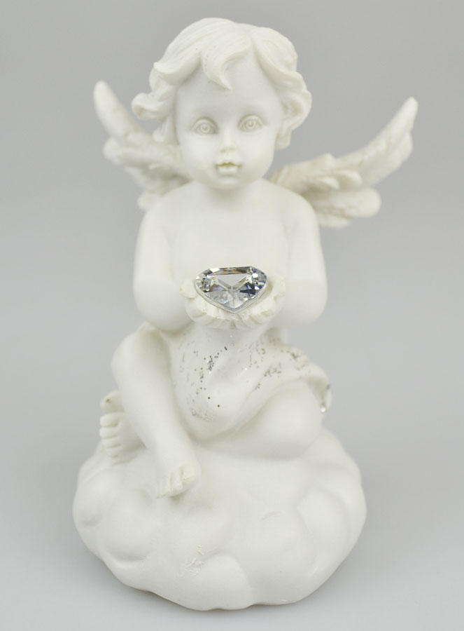 Statue Lumineuse LED Ange Gardien - 12cm (pic 2)