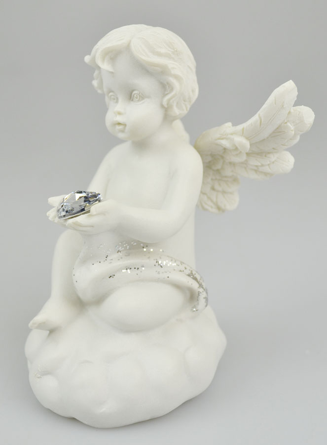 Statue Lumineuse LED Ange Gardien - 12cm (pic 3)