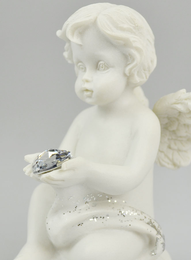 Statue Lumineuse LED Ange Gardien - 12cm (pic 4)