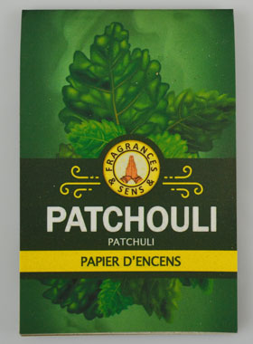 Papier d'Encens Patchouli - 36 feuilles (pic 1)